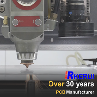 2025 KeRui produsen Pcb aluminium desain dua sisi papan sirkuit cetak ENIG kualitas baik