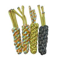 Corde en coton en forme de carotte, jouet à mâcher interactif d'entraînement pour animaux de compagnie, prix bon marché, directement de l'usine