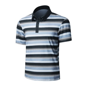 Nuevo Estilo de Camiseta Polo de Manga Corta para Hombre, Tejido de Punto de Algodón Ecológico, Diseño Sólido, Corta, para Uso en Exteriores y Gimnasio - Product Image 2