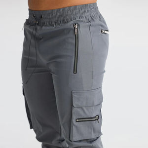 Pantalons cargo décontractés pour hommes, dernier design, imperméables, élastiques, avec fermeture à boutons, écologiques, séchage rapide - Product Image 3