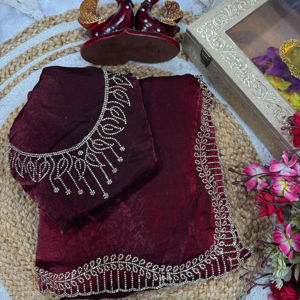 Saree en soie ethnique traditionnel indien élégant exclusif le plus vendu pour les mariages vêtements de fête pour les femmes fille de la boutique indienne - Product Image 1