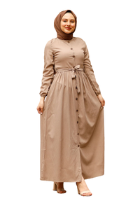 Ropa de boda con diseño impreso por sublimación para mujer, vestido musulmán, caftán Abaya a la moda, Abayas islámicas - Product Image 3