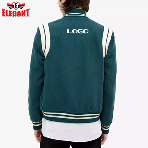 Veste universitaire pour homme en toile de haute qualité, style Letterman, manches longues, col montant, poches, style streetwear - Product Image 6
