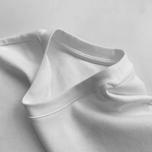 T-shirt pour homme surdimensionné en coton 100% tricoté formel avec logo personnalisé, designer de luxe, vente en gros - Product Image 6