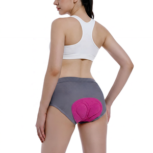 Women's <b>Cycling</b> <b>Shorts</b> With Pink Gel <b>Pad</b> Fitted Moisture Wicking Brief Style Spandex Nylon Material - Product Image 1
