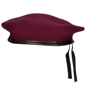 Custom Outdoor Wool <b>Beret</b> <b>Hats</b> for Men Factory-Made in Pakistan with Embroidery Sports Ceremonial Uniform Accessories - Product Image 3