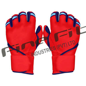 Gants de frappeur de baseball en cuir respirant Gants de softball pour hommes pour l'entraînement professionnel - Product Image 6