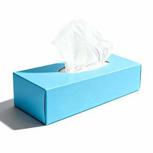 Bulk Facial Tissue <b>Box</b> <b>Strong</b> Absorbent Paper Napkins for Office Home Bathroom and Public Areas - Product Image 1
