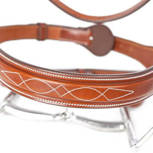 Vente en gros de licous en cuir de cheval, bride réglable, licou d'équitation - Product Image 5