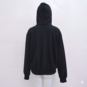 Sweat à capuche pour homme avec fermeture éclair, design personnalisé, strass très demandés, logo brodé, fabrication en usine, prix bas - Product Image 6