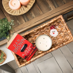 TienPhong, venta al por mayor, 2025, cesto de regalo rectangular de jacinto de agua Natural tejido a mano, cesta para regalos - Product Image 4