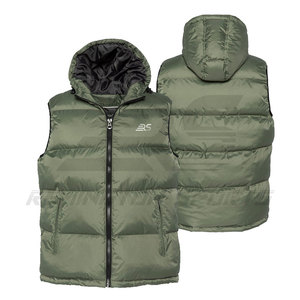 เสื้อกั๊กแขนกุดนุ่มน้ำหนักเบาลำลองสำหรับผู้ชายแจ็คเก็ตขนเป็ดแขนกุดสำหรับฤดูหนาวทำมืออาชีพ - Product Image 6