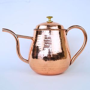 Handmade Eco-Friendly Copper Teapot Cup Set Durable Quality for Timeless Tea Experience Stylish Portable for Home or Cafe - Product Image 5