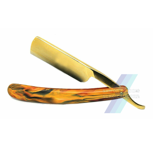 Maquinilla de afeitar de peluquero de garganta cortada de alta calidad, maquinilla de afeitar de peluquero con mango de madera, maquinilla de afeitar de acero inoxidable con logotipo personalizado, maquinillas de afeitar de una sola hoja - Product Image 5