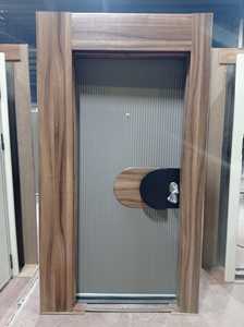 ABSDOOR IRONOVA Haute Sécurité Acier Inoxydable Fini Manuel Postmoderne Intérieur Porte d'Entrée Isolation Thermique Options de Couleur - Product Image 2