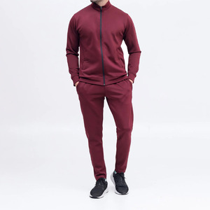 Diseño Premium de alta calidad Hecho Hermoso estilo Logotipo personalizado Etiqueta Manga completa Cremallera Estilo Hombres Chándales - Product Image 1