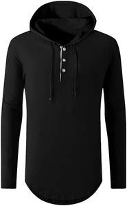 Sweat à capuche décontracté en polaire de polyester pour homme, confortable, imprimé, zippé, respirant, pour l'hiver, uni, teint - Product Image 4