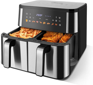 10QT Dual <b>Air</b> <b>Fryer</b> with Digital Touchscreen & <b>Smart</b> Sync Function - Product Image 5