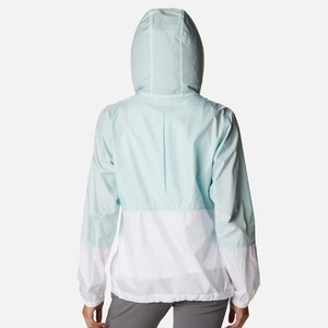 Chaqueta cortavientos con soporte de moda de Invierno para mujer, venta al por mayor personalizada, transpirable, impermeable, algodón ecológico, diseño de Cremallera de nailon - Product Image 6