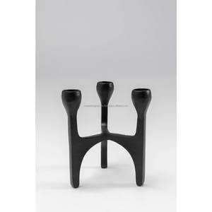 S/2 Metal Stacky 3 and 5 Arms Black <b>Candle</b> Holders for Modern Table Centerpiece- Decorative Floor <b>Candle</b> Holders <b>Tall</b> Set Holder - Product Image 4