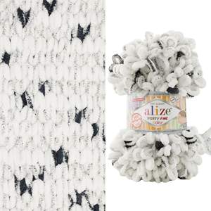 เส้นด้ายแฟนซีคุณภาพดี7646สีพรีเมี่ยม alize PUFFY - Product Image 1
