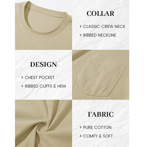 เสื้อยืดผ้าฝ้าย100% สำหรับผู้ชายเสื้อยืดโลโก้ตามสั่งผ้าฝ้ายเปล่า - Product Image 6