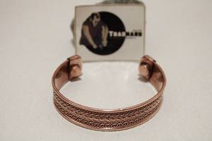 Wrist <b>Copper</b> Cuff <b>Bracelet</b> Metal Crafts Necklace Jewellery Antique Big Cuff <b>Bracelet</b> Pure <b>Copper</b> Cuff Ring - Product Image 3