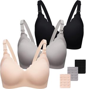 NZMAN - Soutiens-<span class=keywords><strong>gorge</strong></span> d'allaitement best-sellers, sans coutures, respirants, ultra confortables, pour la <span class=keywords><strong>grossesse</strong></span> et le sommeil, en nylon - Product Image 1