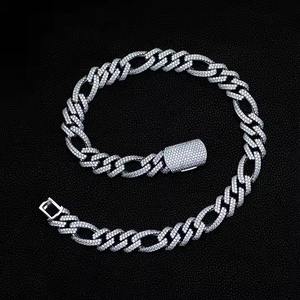 Fully Customized Luxury <b>Gold</b> Cuban Link Chain Latest Iced Lab Moissanite Diamond Hip Hop Jewelry Gift for <b>Men</b> - Product Image 2