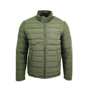 Chaqueta acolchada con logotipo personalizado 2025 para hombre, abrigo de invierno de alta calidad con cuello levantado, Chaqueta larga de Color sólido para hombre, fabricada por Dikson Sports - Product Image 1
