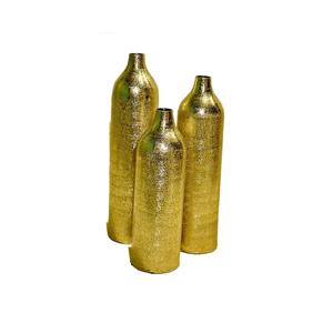 Vase de sol en métal pour salon plaqué or décoration de jardin extérieur fleurs et plantes Vase d'exposition pour fournitures de mariage - Product Image 6