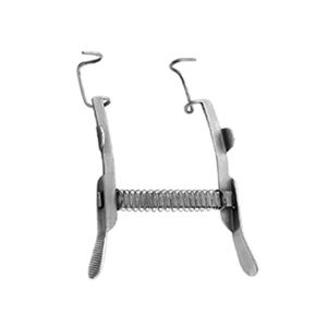 Espéculo Oftalmológico con Mecanismo de Ajuste, Hojas Fenestradas de 14 mm de Largo x 5 mm de Profundidad, Espéculos Pequeños de Acero Inoxidable - Product Image 1