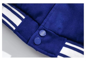 Hot Selling Wholesale OEM <b>Mens</b> Thick High GSM <b>Bomber</b> <b>Jacket</b> Custom Embroidery Patch <b>Varsity</b> <b>Jacket</b> High Quality Manufacture - Product Image 5