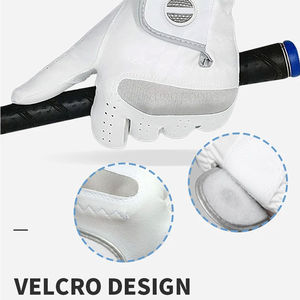 Gant de golf pour femmes droitier de haute qualité en peau de mouton antidérapante respirante avec cuir PU Performance supérieure Couleur OEM - Product Image 3