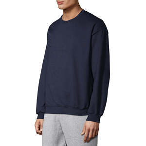 Sweat-shirt à capuche décontracté pour homme, couleur unie, faible MOQ, en molleton polyester/coton, respirant, écologique, mode hiver - Product Image 6