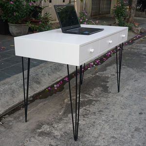 SFBHK002- 3-Hc Ko Bn G Cao Su Sn Trng Chn Hairpin (60x120x75cm) - Product Image 5