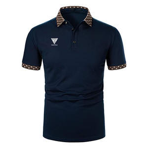 Chemises polo pour hommes sur mesure pour un ajustement confortable Motif uni Fabrication professionnelle Bonne vente Chemises polo à bas prix - Product Image 1