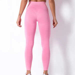 Conjunto de Yoga de 2 piezas para mujer de gran calidad, cintura media, cierre elástico, manga corta, transpirable, patrón sólido, logotipo frontal personalizado - Product Image 6