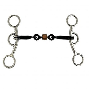 Mèche de cheval de vache JR en acier inoxydable durable avec mèches occidentales en os de chien central 2025 - Product Image 1