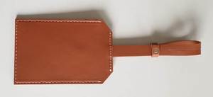 Etiquetas rectangulares de cuero para equipaje, accesorios de viaje para organizar tus pertenencias - Product Image 4