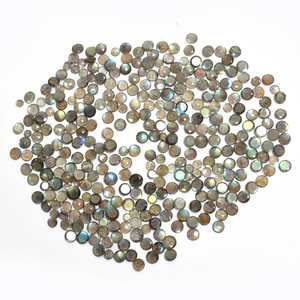 หินมูนสโตนลาบราดอไรต์ธรรมชาติขนาด5มม.-6มม. พลอยเจียระไนทรงหลวมสไตล์สังเคราะห์ - Product Image 4