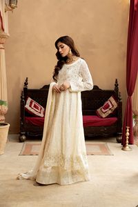 Prêt à porter Broderie Travaillé Pakistan fait femmes Robe OEM Party Wear Designer Salwar Kameez avec belle Robe Dupatta - Product Image 4