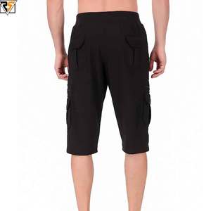 100% cotton Men <b>cargo</b> style <b>shorts</b> hip hop customized embroidered logo of your company fashion <b>shorts</b> prize wholesale - Product Image 3