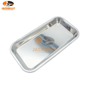 Venta al por mayor caliente bandeja de instrumentos quirúrgicos de acero inoxidable bajo MOQ bandejas de serialización para instrumentos médicos - Product Image 1
