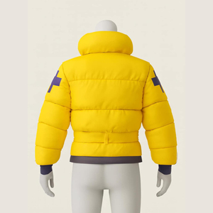 Veste d'extérieur matelassée isolée d'hiver à capuche avec coque imperméable respirante Logo avant écologique - Product Image 2