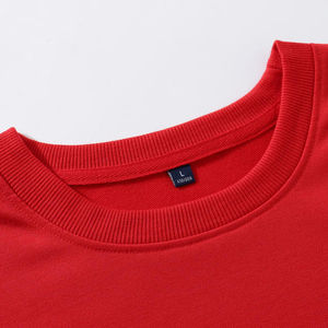 เสื้อสเวตเตอร์แขนยาวของผู้ชายเสื้อสเวตเตอร์คอตตอนผสมสีพื้นสำหรับใส่ลำลอง - Product Image 4