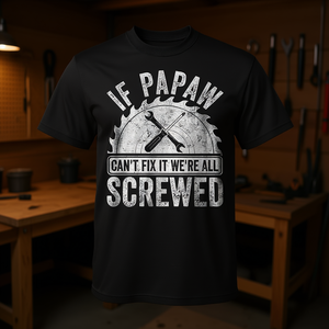 Se Papà non può riparare IT problemi, tutti siamo fusi nel cappio - Maglietta regalo per la festa del papà - Product Image 3