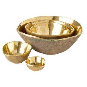 Royal Design Brass Metal Dry Fruits Bowl Decorative Storage for Nuts Bowl Snack Storage Bowl <b>Sweets</b> and Snacks Durable Tabletop - Product Image 3