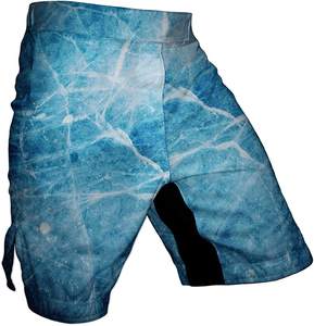 Pantalones cortos de MMA más vendidos, los mejores precios, ropa de artes marciales de alta calidad, diseño de logotipo de patrón sólido antiarrugas y de secado rápido - Product Image 6