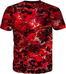Camiseta de Sublimación para Hombre de Alta Calidad y Peso Pesado, Camisetas de Algodón de Longitud Larga, Precio al por Mayor, Camiseta de Sublimación para Hombre - Product Image 2